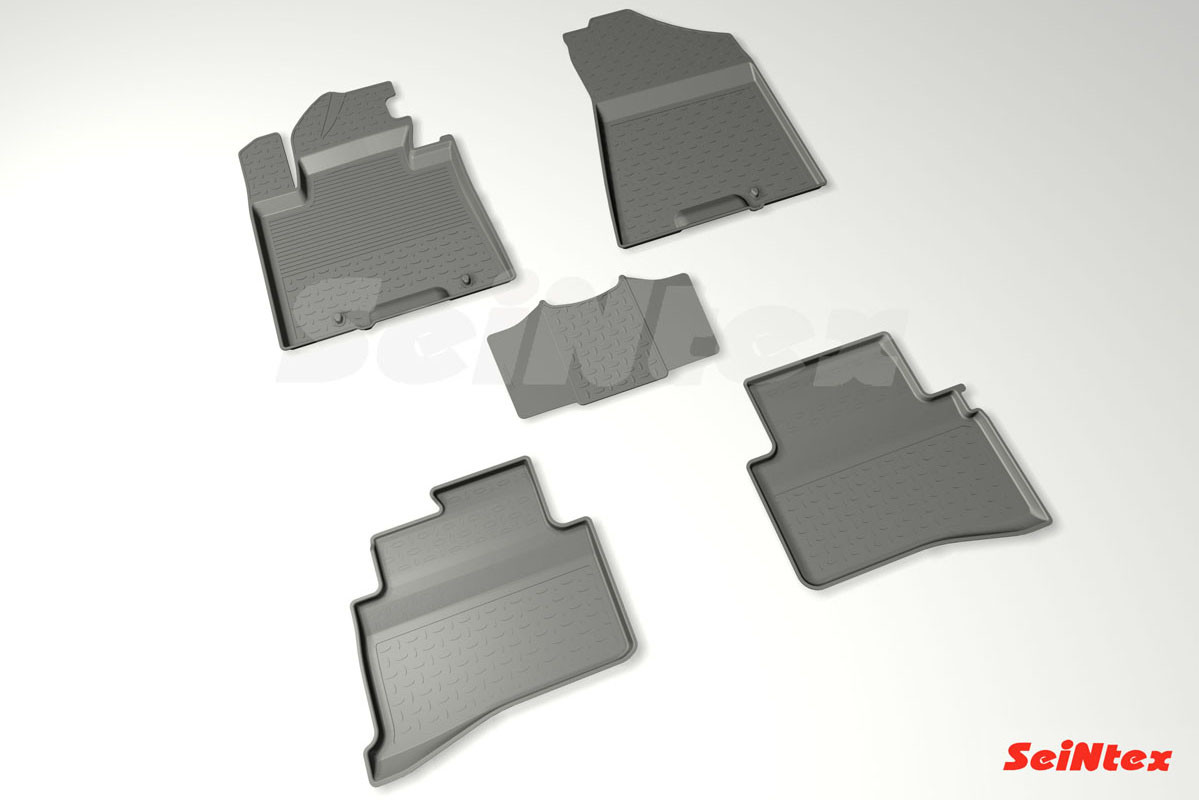 HYUNDAI Tucson III 2015-2018 Коврики в салон Seintex Борт (цвет Черный)