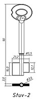 Stuv-2 сейф.5.3х3.6-90х16.2х21.3 лат.