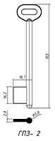 ГПЗ-2 сред.103x16.2x5.8мм лат