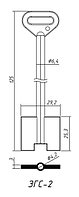 ЗГС-2\ДВ-2А (125Х6.4)(29.2Х25.3Х4.2) лат