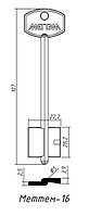 Меттем-16 дл.сред."вертл"108x20.2x5 лат