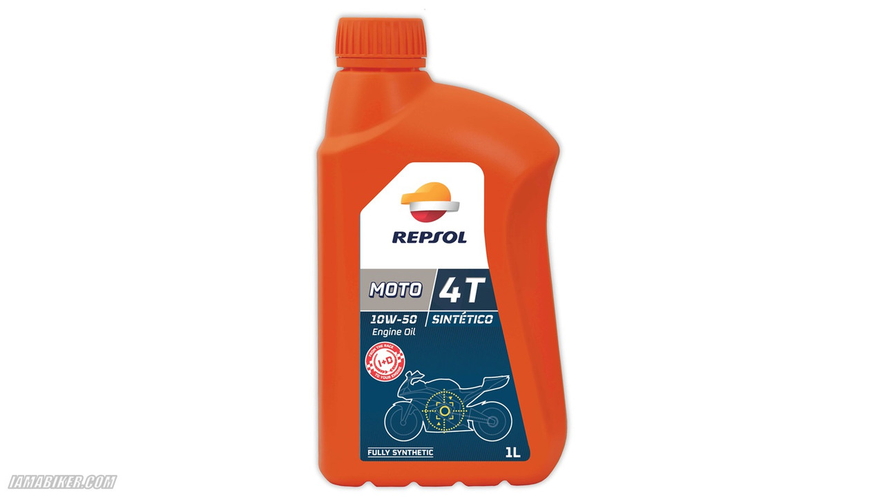 Синтетическое моторное масло Repsol Moto Racing 4T 10W50 1 л RP160P51 - фото 2 - id-p145023929