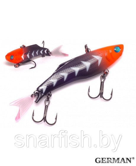 Раттлин "Tail Vibe" 70 мм / 18 гр копия Yo-Zuri Duel Hardcore Fintail Vibe