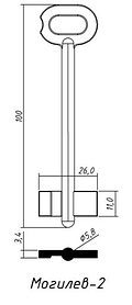 	Могилев-2 100x11x5.8мм лат.