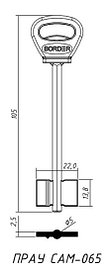 	ПРАУ.САМ-065/BORDER-088-01 105х13.8x5.0