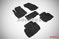 CITROEN C-CROSSER 2007-2013 Коврики в салон Seintex Борт (цвет Черный)