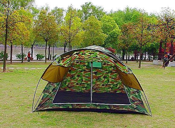 Палатка туристическая 3-х местная (180*180см) LANYU однослойная, арт. LY-1624 - фото 6 - id-p145031552
