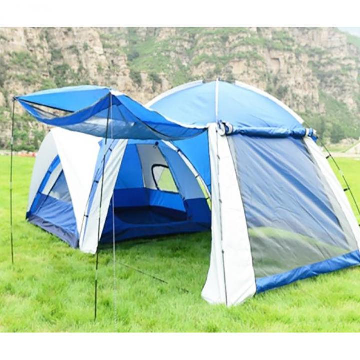 Палатка туристическая 4-х местная кемпинговая Lanyu (кухня-шатер), (480x240x195см), арт. LY-1706 - фото 5 - id-p145032236