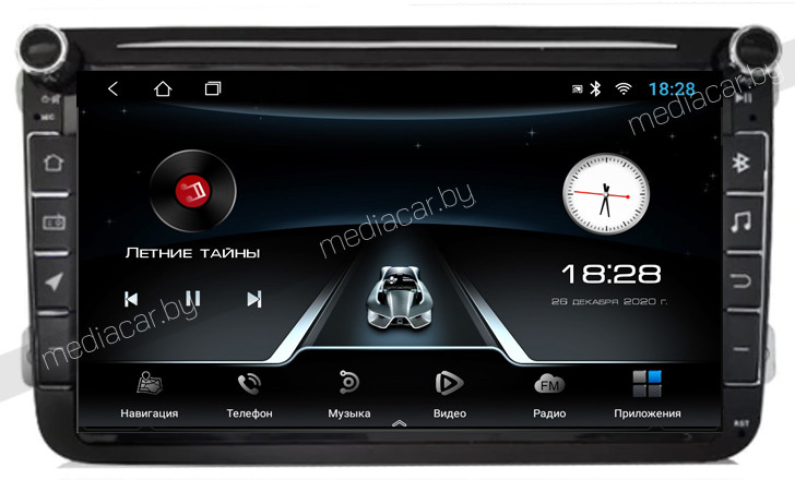 Штатная магнитола VOLKSWAGEN MULTIVAN T6 и др. MediaCar M-8 inch. VW Фольксваген Android - фото 3 - id-p104125697