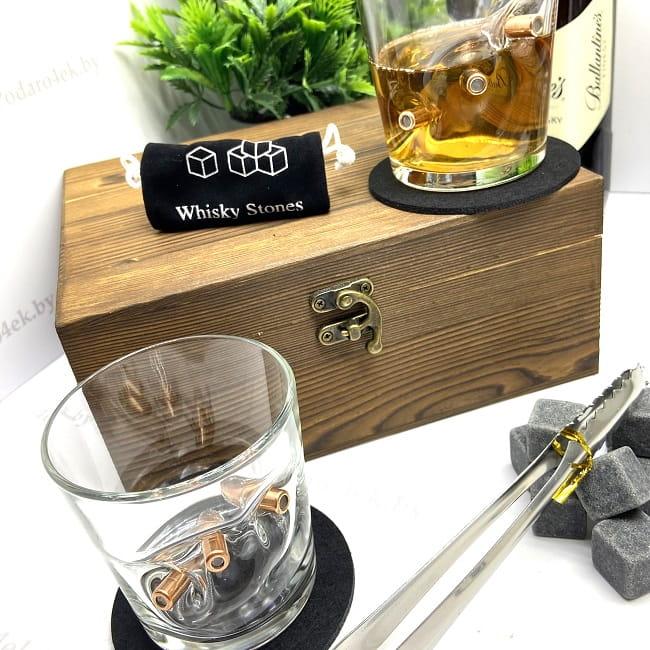 Подарочный набор для виски «Непробиваемый» (стаканы с пулями) - фото 5 - id-p145037198