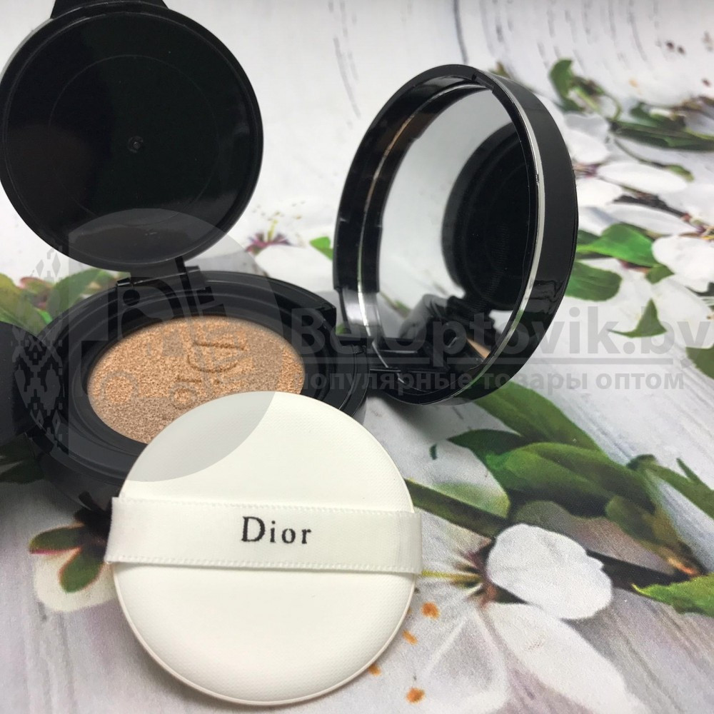 Кушон / Тональная основа Dior Forever perfect cushion 010 Ivory (слоновая кость), 15 g - фото 6 - id-p94455960