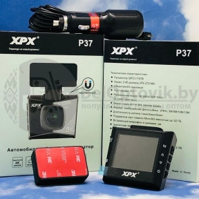(Оригинал Корея) Автомобильный видеорегистратор XPX Р37 , 1-канальный, запись видео 1920x1080, ЖК-экран 2,45