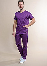 Медицинская БЛУЗА «КРОШ», ФИОЛЕТОВЫЙ Doctor Style