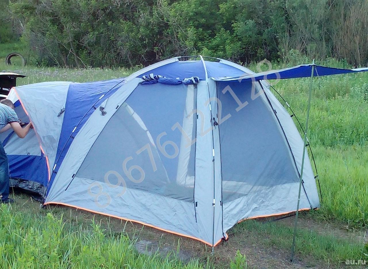 Палатка туристическая 4-х местная кемпинговая Lanyu (кухня-шатер), (480x240x195см), арт. LY-1706 - фото 2 - id-p145032236