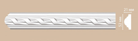 Молдинг с рисунком DECOMASTER 98061F гибкий (52*21*2400мм)