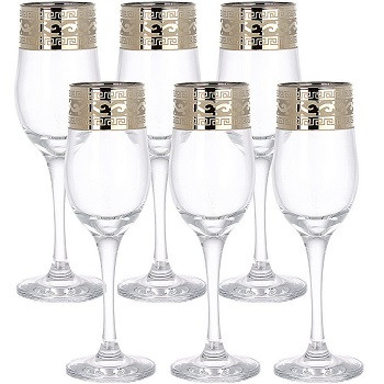 Набор бокалов для шампанского Гусь-Хрустальный EAV08-160 6 шт