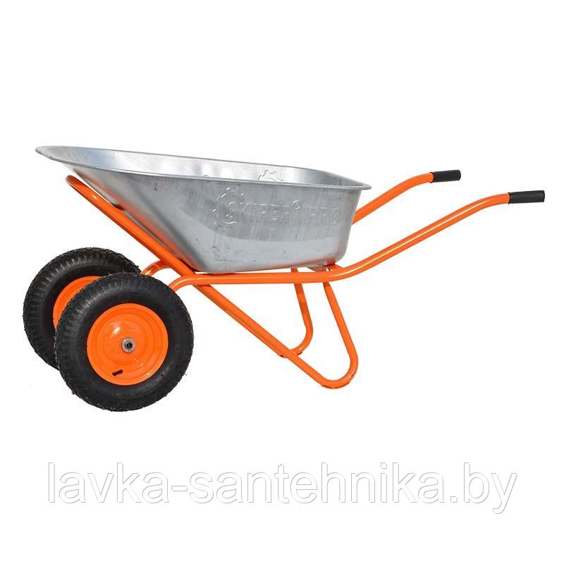 Тачка садово-строительная SKIPER 2х130 expert PRO (130 л, 350 кг) - фото 1 - id-p145068601