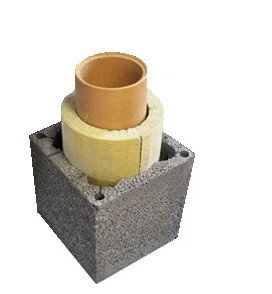 Сегмент 0.33 (330мм) дымохода из керамики Kamen Uniwersal S, фото 2