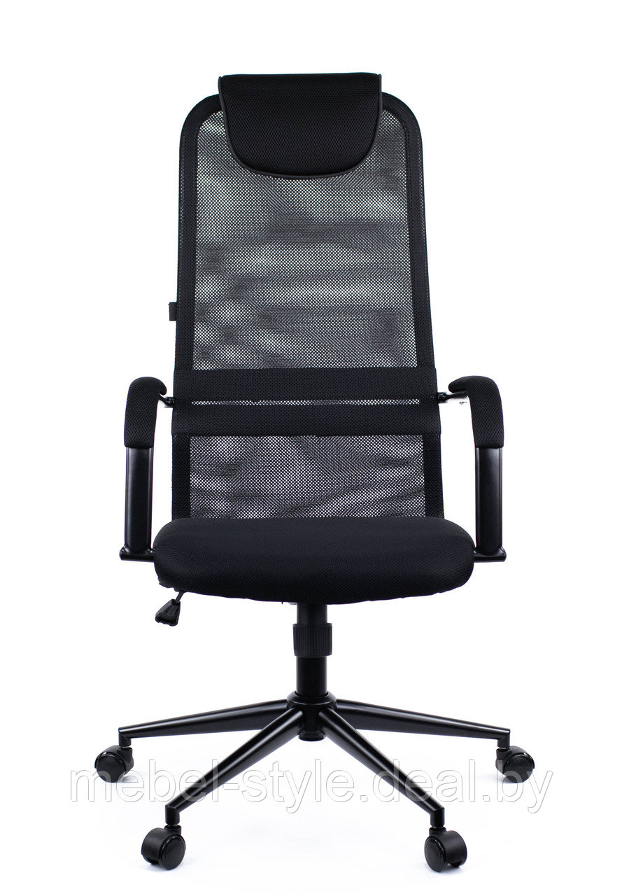 Кресло Everprof EP- 705 Black для комфортной работы и дома, стул EP 705 Black ткань сетка черная - фото 8 - id-p145073524
