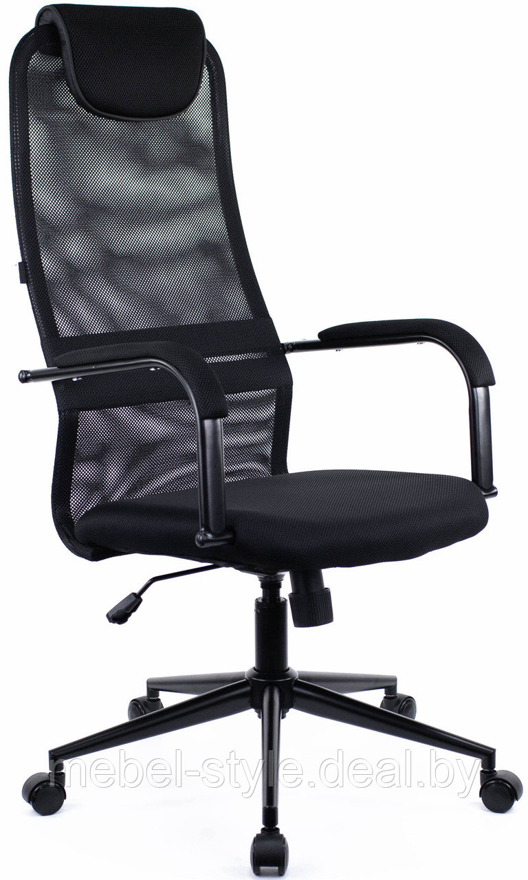 Кресло Everprof EP- 705 Black для комфортной работы и дома, стул EP 705 Black ткань сетка черная - фото 1 - id-p145073524