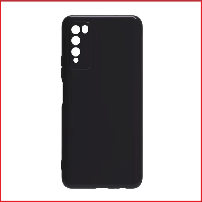 Чехол-накладка для Huawei Honor 10X Lite DNN-LX9 (силикон) черный с защитой камеры
