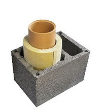 Сегмент 0.33 (330мм) дымохода из керамики Kamen Uniwersal SW
