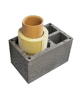 Сегмент 0.33 (330мм) дымохода из керамики Kamen Uniwersal S2W, фото 2
