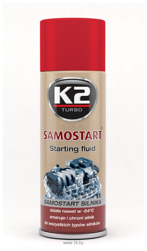 Жидкость для запуска двигателя Super Start K2 SAMOSTART, 400ml - фото 2 - id-p145077741