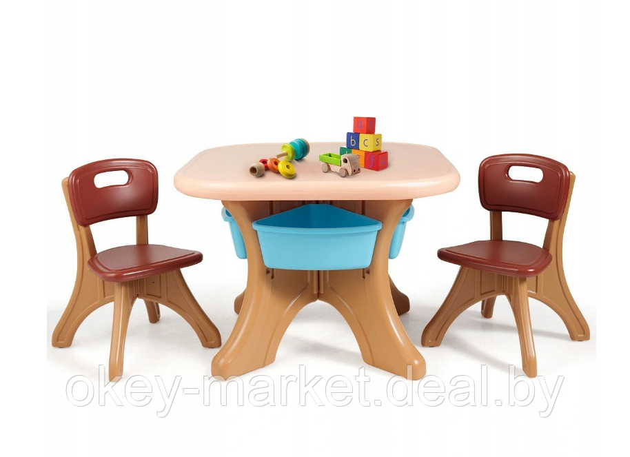 Комплект стол и стулья для детей Costway - фото 2 - id-p145085142