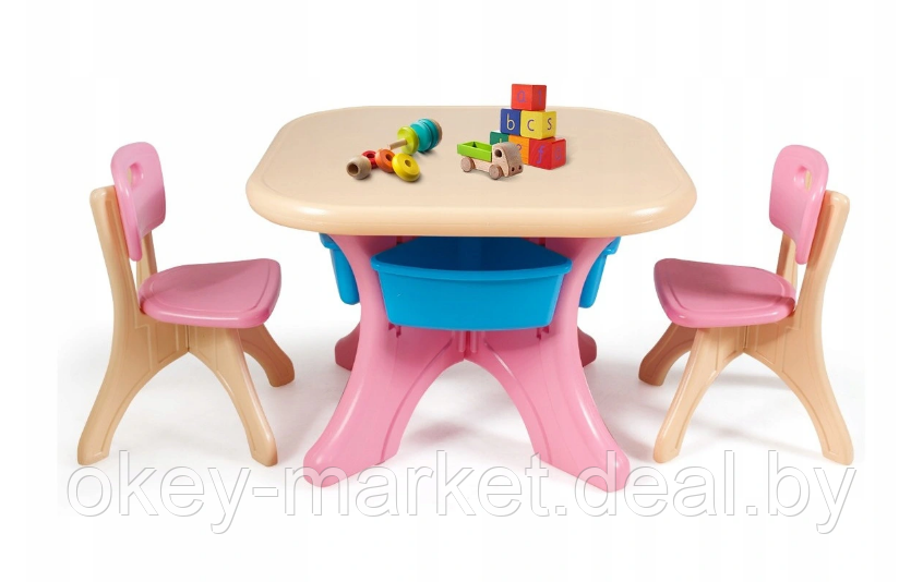 Комплект стол и стулья для детей Costway