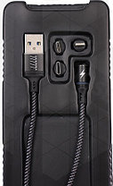Кабель Profit Magnetic 3 in 1 USB - Type-C / Micro USB / Lightning 1м (2.4A), черный, фото 2