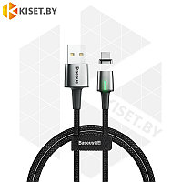 Кабель Baseus Zinc CALXC-A01 USB-A - Lightning 2.4A 1m черный