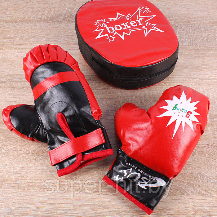 Боксёрский набор (2 перчатки,подушка) - фото 2 - id-p145106226