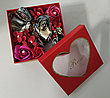 Набор мыло из роз с мишкой в подарочной коробке, фото 4