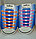 Шнурки силиконовые V-Laces   (разные цвета) набор 12 шт, фото 10