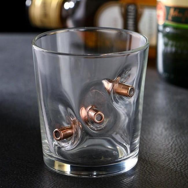 Набор стаканов для виски с пулями «Непробиваемый» +6 камней для виски - фото 8 - id-p145110058