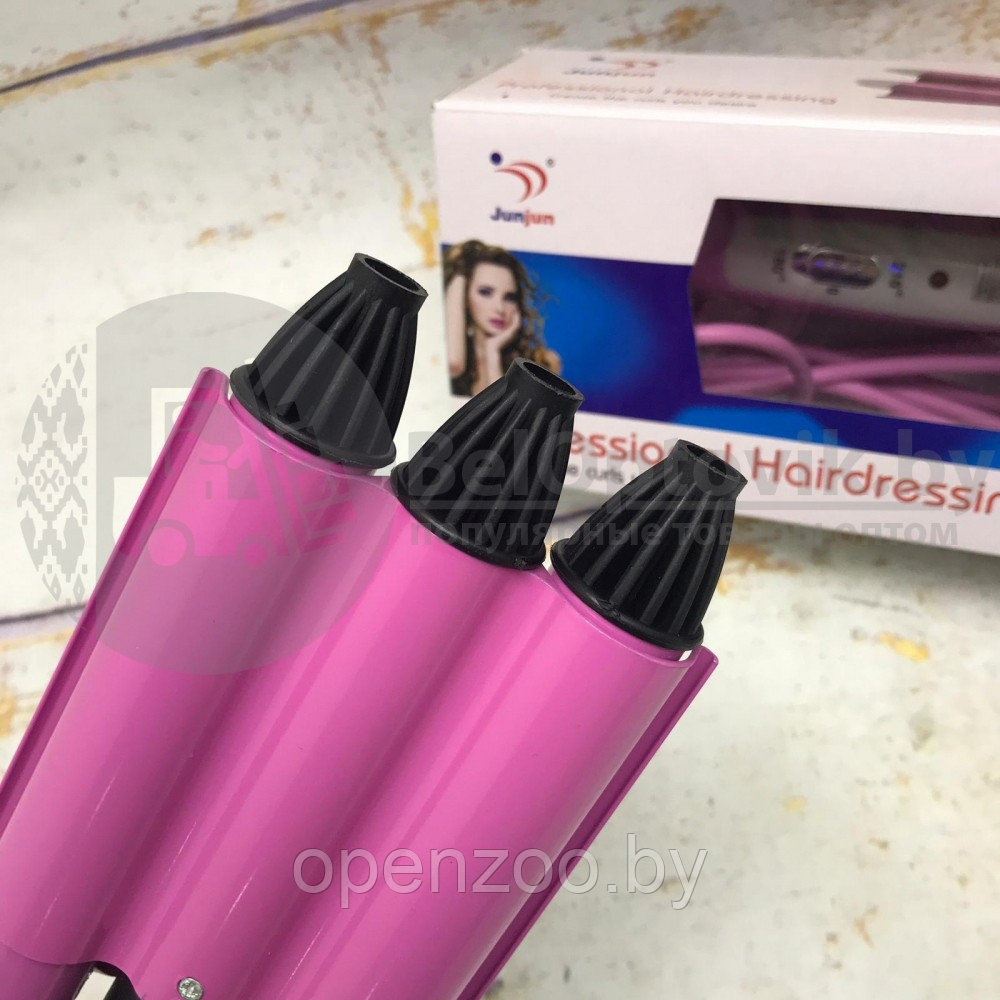 Тройная плойка для создания волн Professional Hairdressing JUNJUN ELECTRICAL JJ-928 - фото 6 - id-p99308504