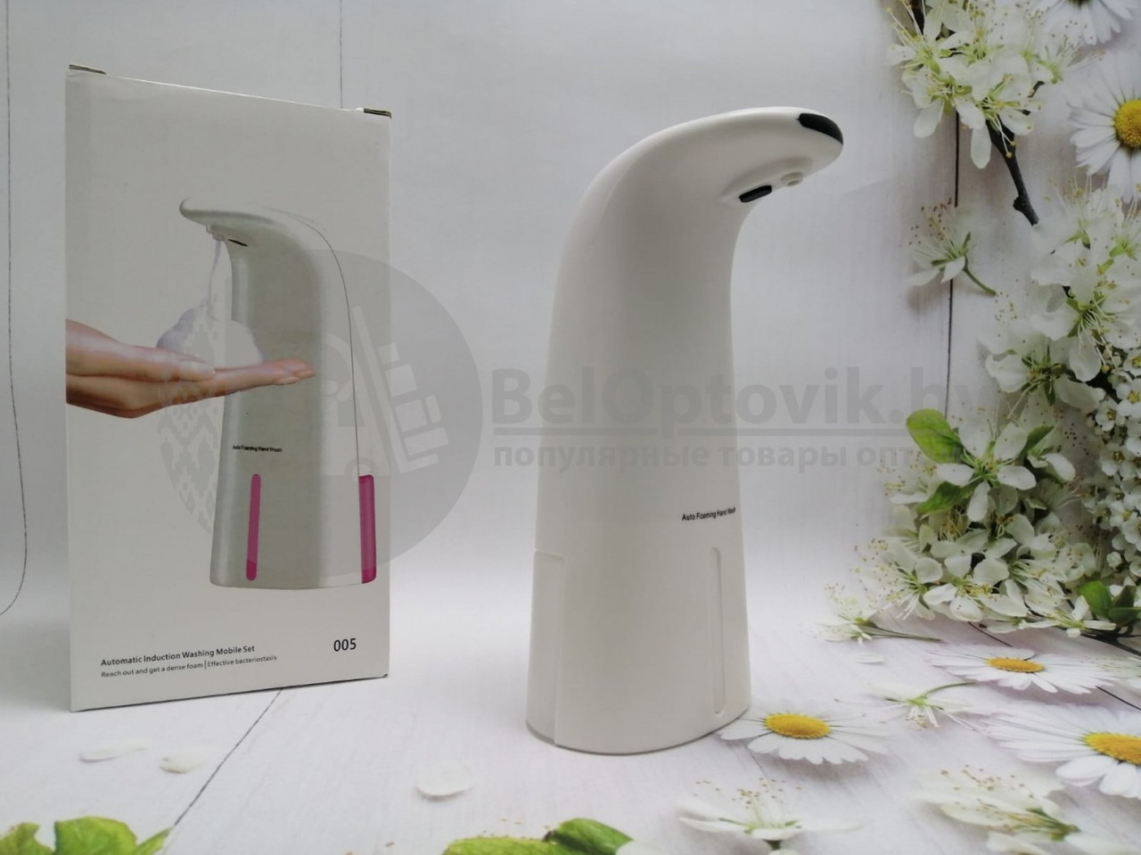 Сенсорный (бесконтактный) дозатор-вспениватель (диспенсер) для жидкого мыла Soap Dispenser, 250 мл - фото 5 - id-p119524009