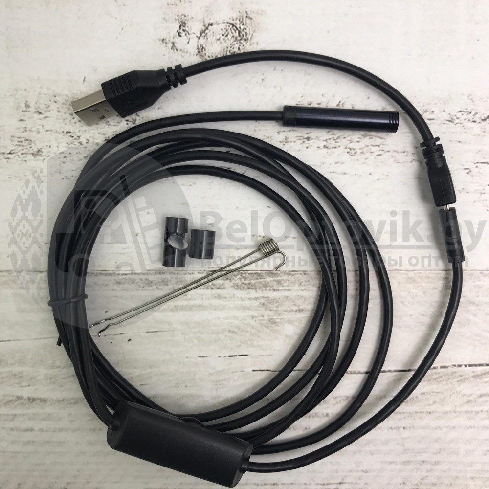 USB эндоскоп HD Ф7.0 мм (дл. 2 метра) V.2000 - фото 2 - id-p109390157
