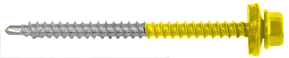 Металл Профиль Саморез 4,8х70 RAL1018 (желтый) - фото 1 - id-p145116893