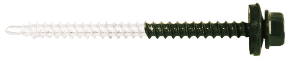 Металл Профиль Саморез 4,8х70 RAL6007 (бутылочно-зеленый) - фото 1 - id-p145116827