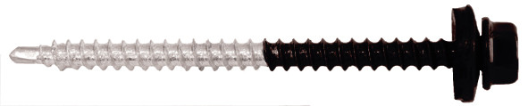 Металл Профиль Саморез 4,8х70 RAL9005 (черный) - фото 1 - id-p145116837