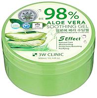 {3W CLINIC} Гель универсальный Алоэ Aloe Vera Soothing Gel 98%, 300 мл