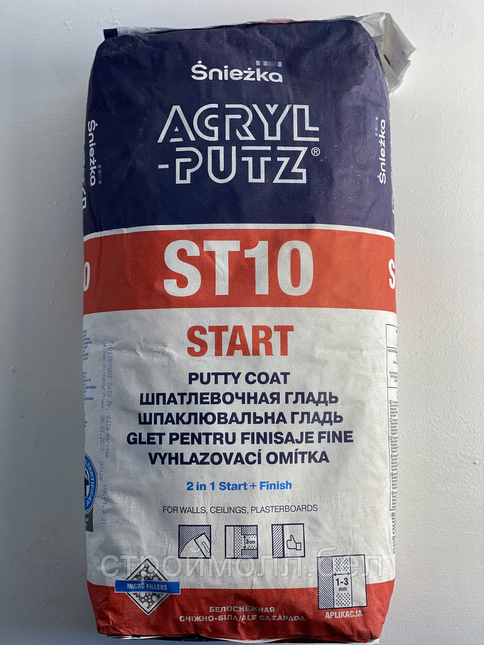 Шпатлевка Acryl-Putz (Акрил-Путц) - фото 1 - id-p71033411