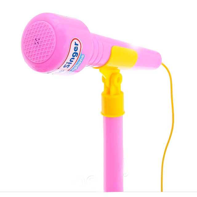Детский микрофон на стойке с MP3 и светомузыкой 2835E - фото 2 - id-p145132361