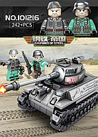 Конструктор арт. 101216 "Танк с пушкой", 242 дет. аналог LEGO (Лего)