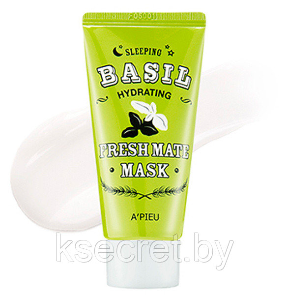 Увлажняющая ночная маска для лица A'PIEU Fresh Mate Basil Mask (Hydrating) 50мл - фото 1 - id-p145162566