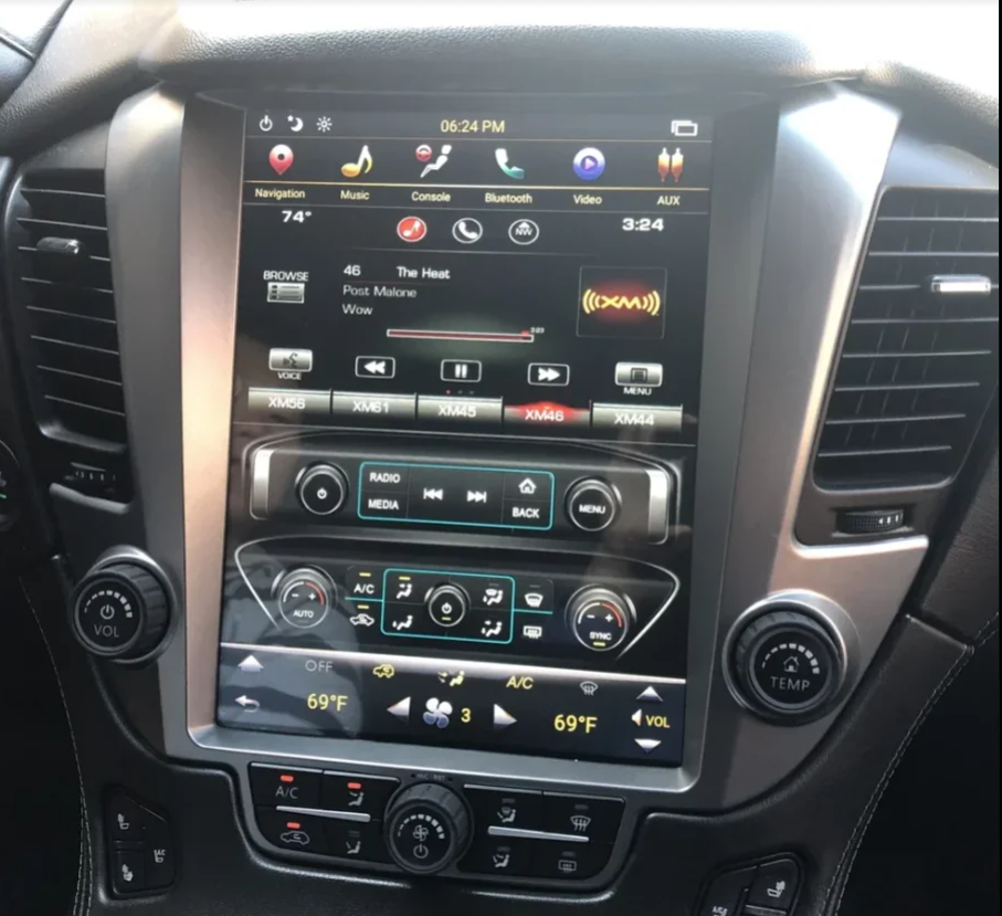 Штатная автомагнитола CarMedia на Chevrolet TAHOE, SUBURBAN 2015-2018 на Android 10 - фото 2 - id-p145176432