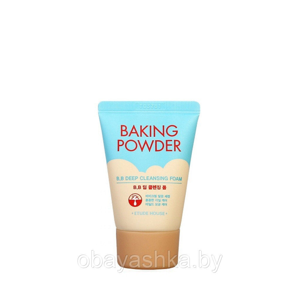 Etude House Baking powder B.B deep cleansing foam mini Пенка для глубокой очистки пор и снятия ББ-крема - фото 1 - id-p145178011