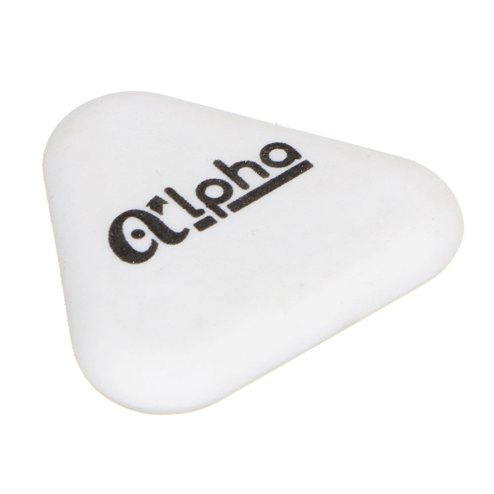 Ластик треугольный Альфа, белый, улучш.стирание, 607-011
